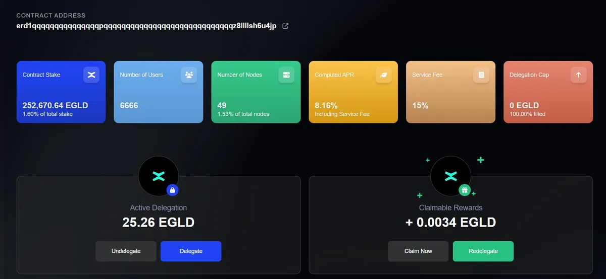 How to delegate by using the MultiversX Delegation Manager