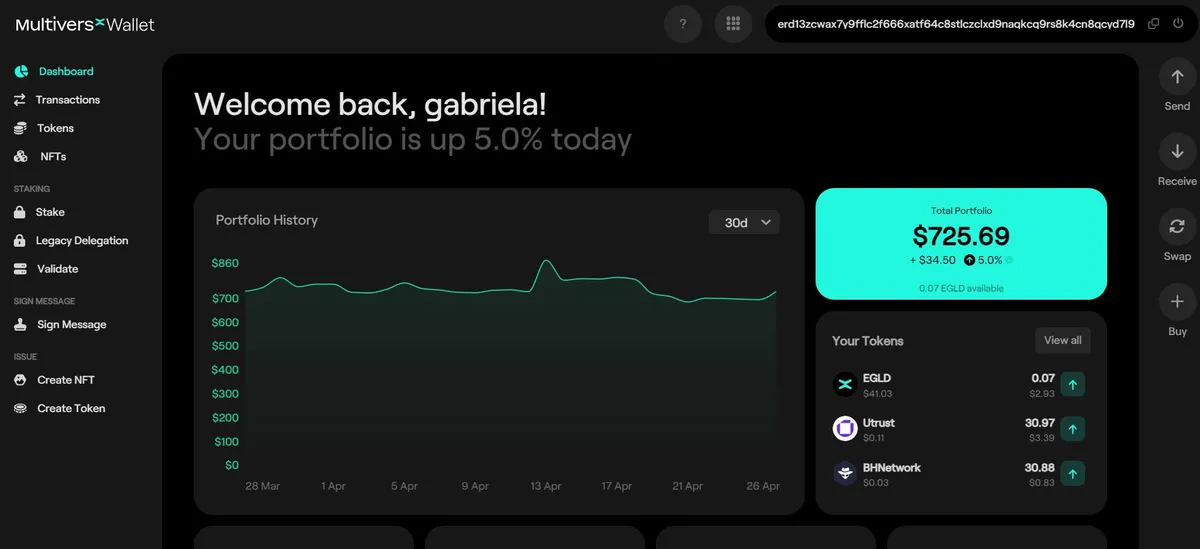 How to import an xPortal Wallet in the MultiversX Web Wallet